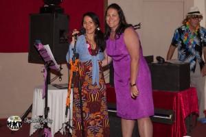 When Steph tells the partygoers how much she has raised for our charity!  Fantastic!!